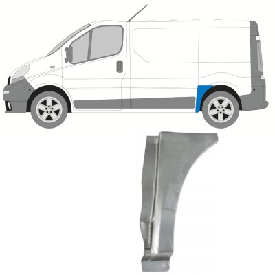 Reparatiepaneel achterspatbord voor Nissan Primastar 2001-2014 / Links 15767