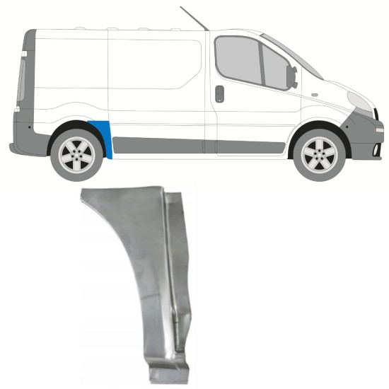 Reparatiepaneel achterspatbord