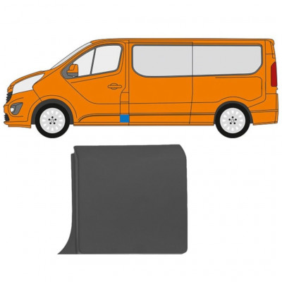 Sierlijst voor stijl voor Renault Trafic 2014- / Links 11249