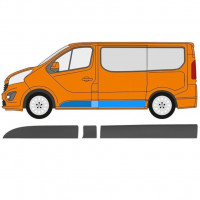 Zijlijst sierlijst  voor Renault Trafic 2014- / SWB / Links / Set 11257