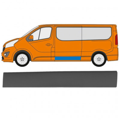 RENAULT TRAFIC 2014- ZIJSTRIP / LINKS