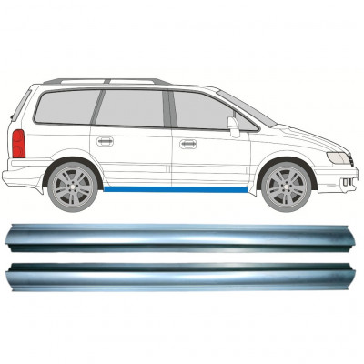 Reparatie dorpel voor Hyundai Trajet 2000-2008 / Links = Rechts (symmetrisch) / Set 11264