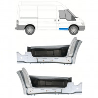 Binnen reparatiepaneel dorpel voor treeplank voor Ford Transit 2000-2013 / Links + Rechts / Set 9950