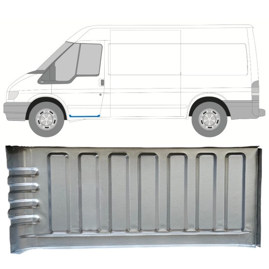 Instapplaat voor Ford Transit 2000-2013 / Links 15055