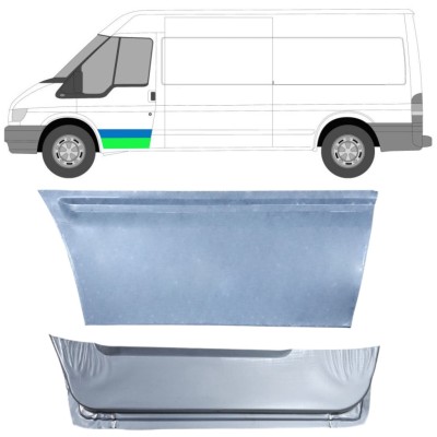 Reparatiepaneel voor deur binnen voor Ford Transit 2000-2013 / Links / Set 14544
