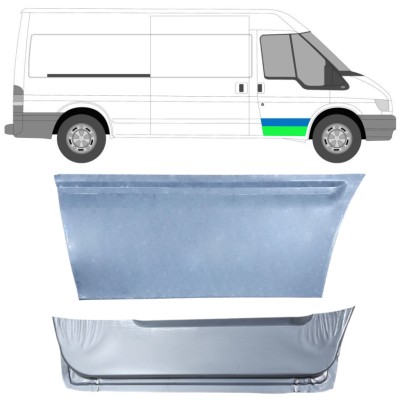 Reparatiepaneel voor deur binnen voor Ford Transit 2000-2013 / Rechts / Set 14543