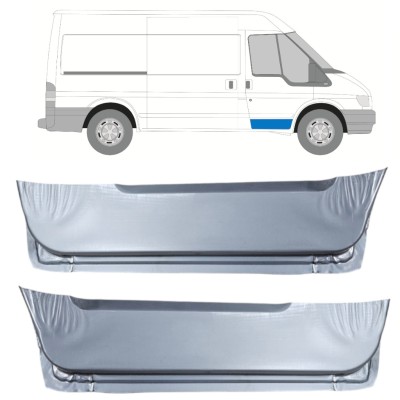 Reparatiepaneel voor deur binnen voor Ford Transit 2000-2013 / Links + Rechts / Set 14542