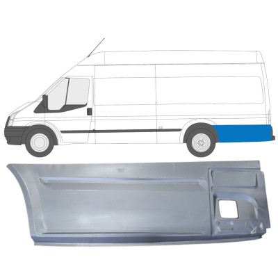 Reparatiepaneel achterspatbord voor Ford Transit 2000-2013 / Links 14616