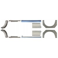 Reparatiepaneel dorpel + achterspatbord voor Ford Transit 2000-2013 / Set 12678
