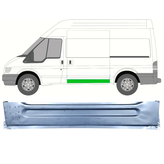 Schuifdeur reparatiepaneel binnen voor Ford Transit 2000-2013 / Links 15131