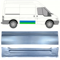 Binnen + buiten reparatiepaneel schuifdeur voor Ford Transit 2000-2013  / MWB / LWB / Rechts /  12665