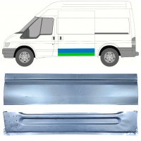 Binnen + buiten reparatiepaneel schuifdeur voor Ford Transit 2000-2013  / MWB / LWB / Links /  12667