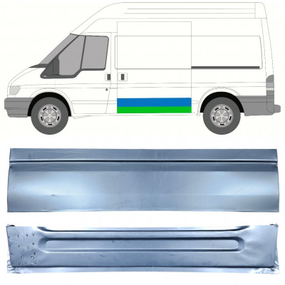 FORD TRANSIT 2000-2013 GEMIDDELDE WIELBASIS / LANGE WIELBASIS SCHUIFDEUR BINNEN BUITEN REPARATIE PANEEL / SET / LINKS