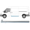 Schuifdeur dorpel reparatiepanel 