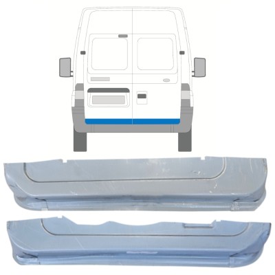 Reparatie plaatwerk achterste deuren  voor Ford Transit 2000-2013 / Links + Rechts / Set 14656