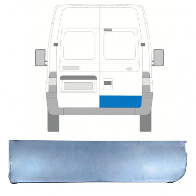 Reparatie plaatwerk achterste deuren  voor Ford Transit 2000-2013 / Rechts 11573