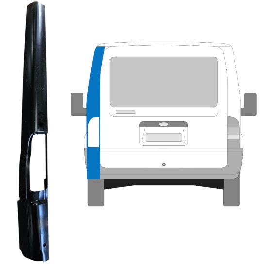 Reparatiepaneel stijl voor Ford Transit 2000-2013 / Links 15981