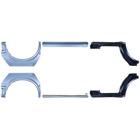 Reparatiepaneel set voor Ford Transit 2000-2013 / Links + Rechts / 15024