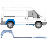 Reparatiepaneel set voor Ford Transit 2000-2013  / SWB / Rechts /  12432