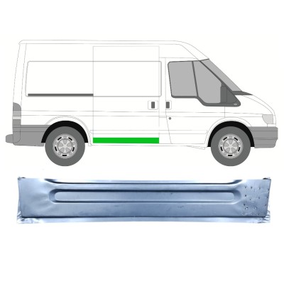 Schuifdeur reparatiepaneel binnen voor Ford Transit 2000-2013 / Rechts 15129