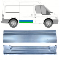 Binnen + buiten reparatiepaneel schuifdeur voor Ford Transit 2000-2013  / SWB / Rechts /  12664