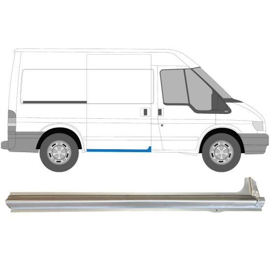 Schuifdeur dorpel reparatiepanel voor Ford Transit 2000-2013 / Rechts 15062