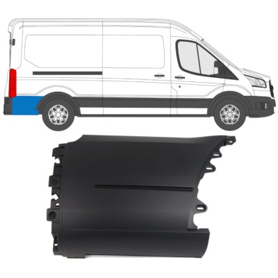Zijlijst sierlijst achterste spatbord achter wiel voor Ford Transit 2014- / Rechts 14670