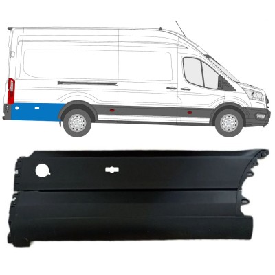 Zijlijst sierlijst achterste spatbord achter wiel voor Ford Transit 2014- / Rechts 14676