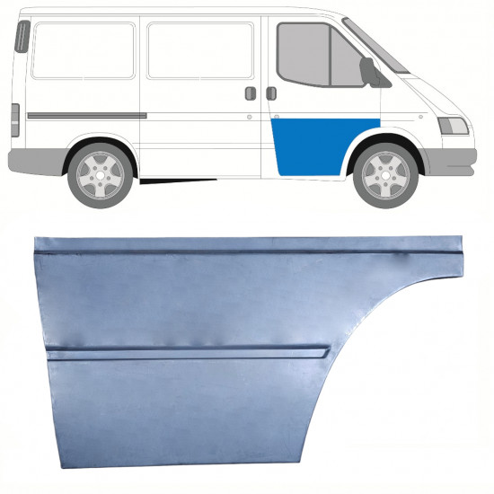 Buiten reparatiepaneel voorste deur voor Ford Transit 1985-2000 / Rechts 8421