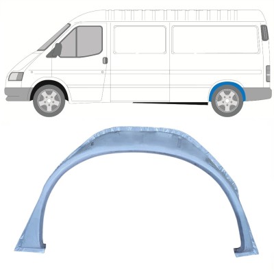 Binnenste reparatiepaneel achter wielkast voor Ford Transit 1986-2000 / Links 16003