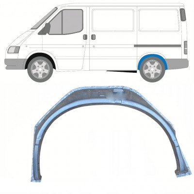 Binnenste reparatiepaneel achter wielkast voor Ford Transit 1991-2000 / Links 9075