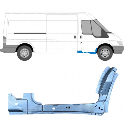 Binnen voorste reparatiepaneel voor Ford Transit 2000-2013 / Rechts 7154