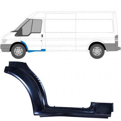 Reparatie dorpel voorste deuren voor Ford Transit 2000-2013 / Links 7153