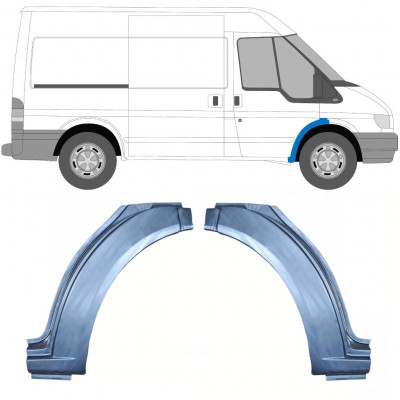 Reparatiepaneel voorspatbord voor Ford Transit 2000-2013 / Links + Rechts / Set 10388