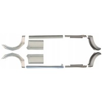 Reparatiepaneel dorpel + achterspatbord voor Ford Transit 2000-2013 / Links + Rechts / Set 10630