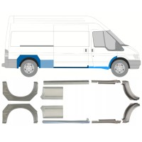 Reparatiepaneel dorpel + achterspatbord voor Ford Transit 2000-2013 / Links + Rechts / Set 10640