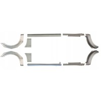 Reparatiepaneel dorpel + achterspatbord voor Ford Transit 2000-2013 / Links + Rechts / Set 10637