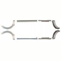 Reparatiepaneel dorpel + achterspatbord voor Ford Transit 2000-2013 / Set 9693
