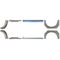 Reparatiepaneel dorpel + achterspatbord voor Ford Transit 2000-2013 / Set 12675