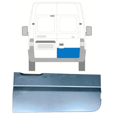 Reparatie plaatwerk achterste deuren  voor Ford Transit 2000-2013 / Rechts 14532