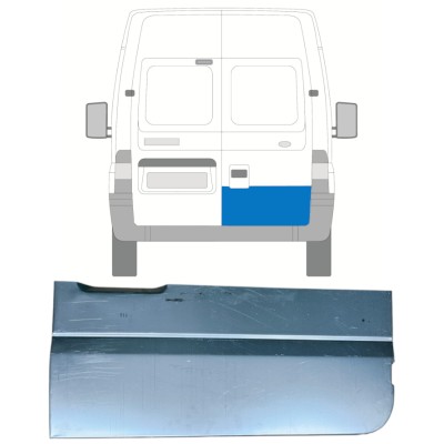 FORD TRANSIT 2000-2013 REPARATIEPANEEL ACHTERDEUR PANEL / RECHTS