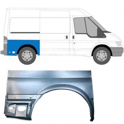 Reparatiepaneel achterspatbord voor Ford Transit 2000- / SWB / Rechts 7160