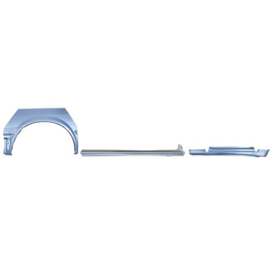 Reparatiepaneel set voor Ford Transit 2000-2013 / Rechts / 12432