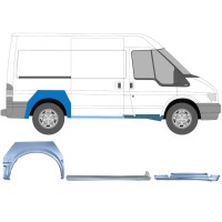 Reparatiepaneel set voor Ford Transit 2000-2013 / Rechts / 12432