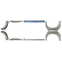 Reparatiepaneel dorpel + achterspatbord voor Ford Transit 2000-2013 / Set 12674