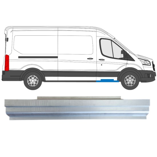 Reparatie dorpel voor Ford Transit 2014- / Links = Rechts (symmetrisch) 14737