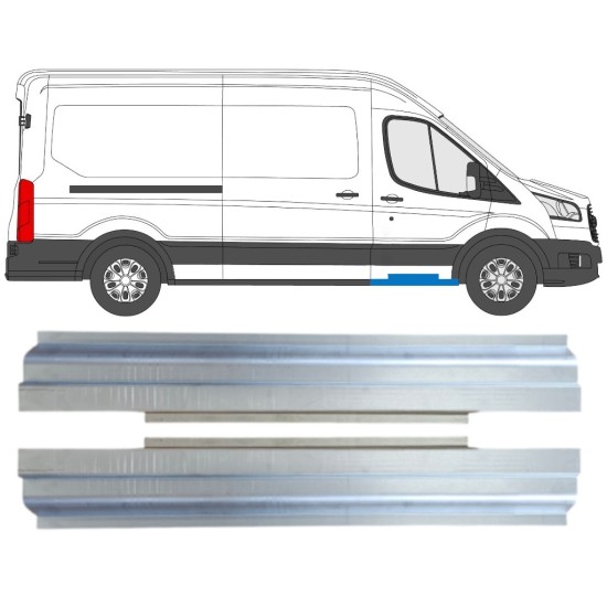 Reparatie dorpel voor Ford Transit 2014- / Links + Rechts / Set 16141