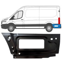 Reparatiepaneel achter spatbord achterste deel voor Ford Transit 2014- / Links 15349