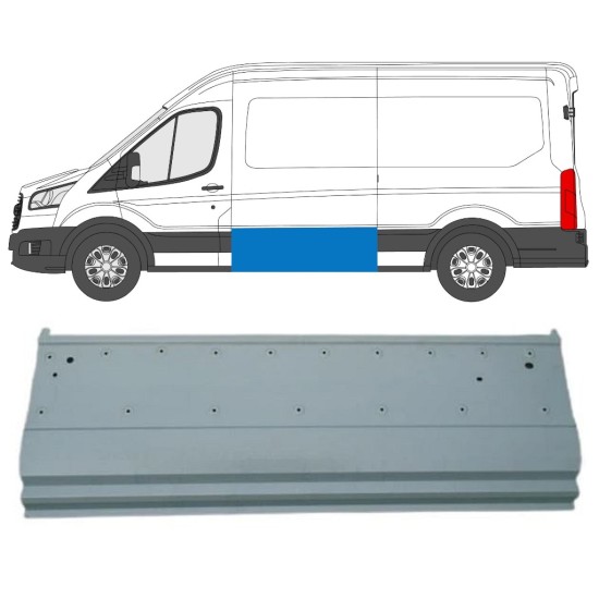 Plaatwerkdeel zijpaneel voor Ford Transit 2014- / Links 14922 Plaatwerkdeel zijpaneel voor Ford Transit 2014- / Links 14922