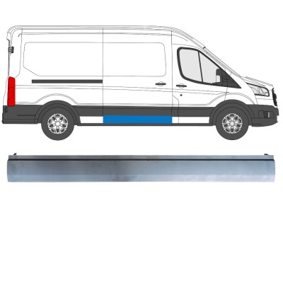 Interne reparatie achterste deuren voor Ford Transit 2014- / Rechts 14920